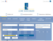 Tablet Screenshot of loireimmobilier.fr